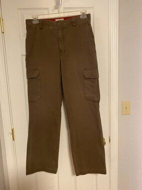 Dockers Men's Straight Leg Cargo Pants – Brown/Olive W33 L32